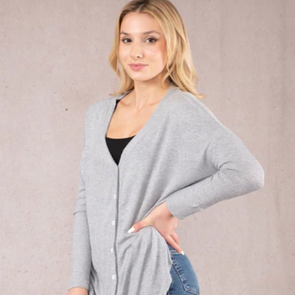 Young LA's Women Silver Cloud Cardigan S/M NEW